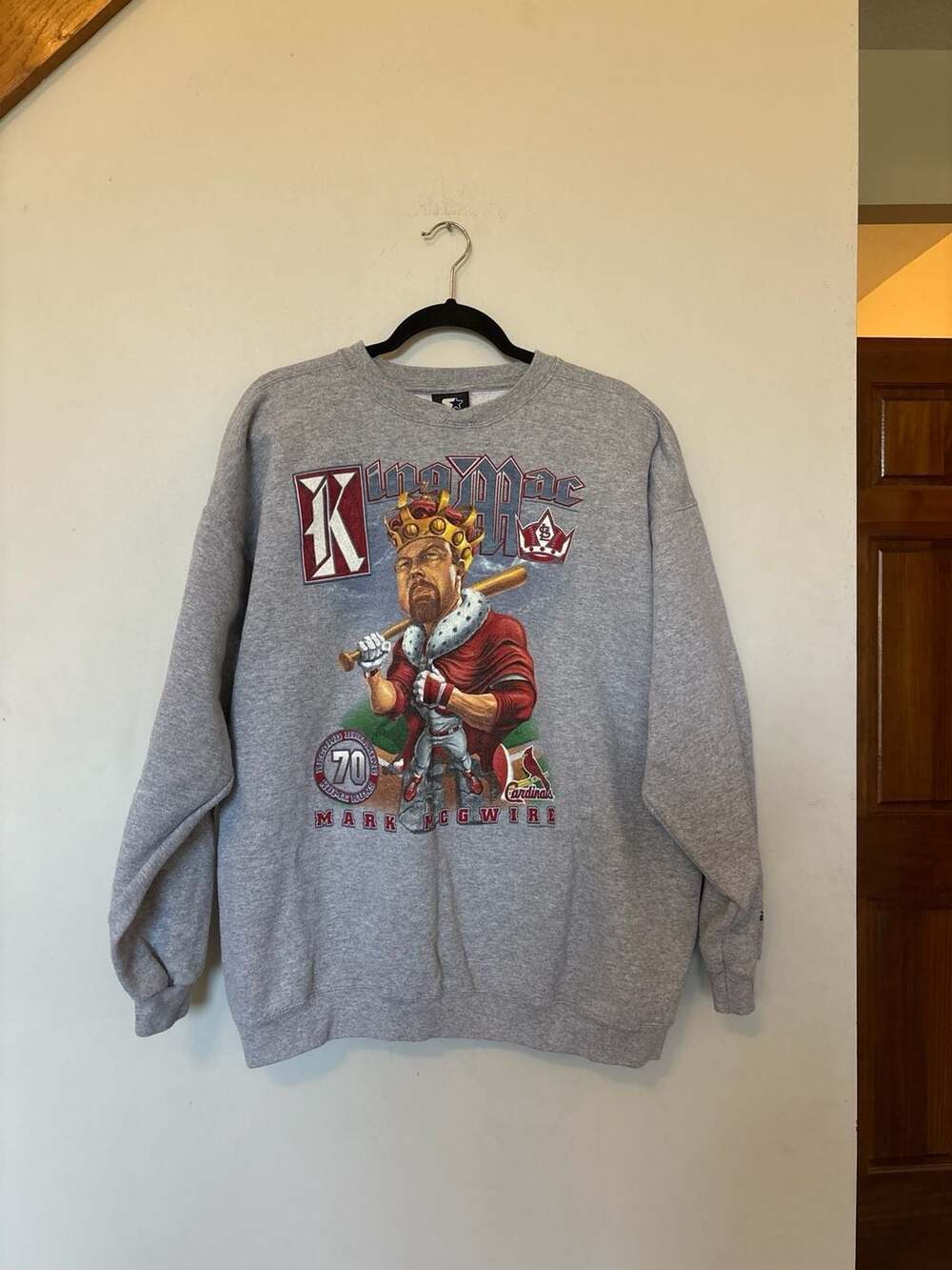 Vintage 1998 Starter Mark McGwire St. Louis Cardinals King Mac 70